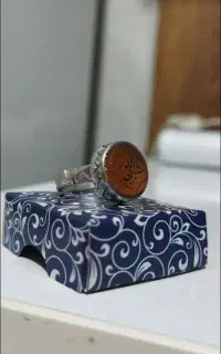 انگشترعقیق خطی زیبا