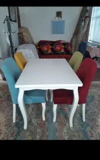 میزنهارخوری چهار نفره چوبی