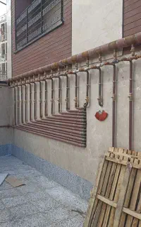 لوله کشی گاز.آب