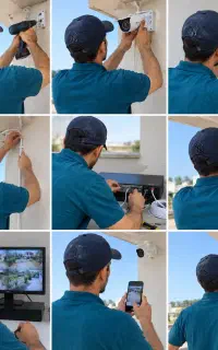 نصب دوربین مداربسته ، عیب‌یابی و انتقال تصویر
