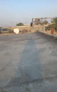 استا بنا بلوک چینی  شیب بندی پلاستر سیمان سفید