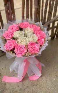 دسته گل روبانی برای خاص پسندان