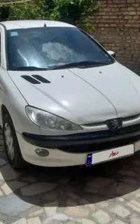 پژو۲۰۶ تیپ ۲ سفید
