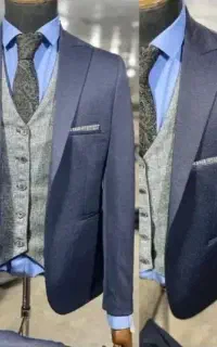 کت شلوار ابی نفتی \بهنام پلیس\