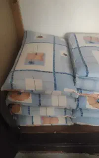 زیر انداز پنبه .بالش پر