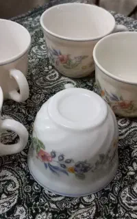 فنجان  و نعلبکی چای و قهوه ویکتوریا اصل فرانسه