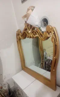 آیینه قاب طلایی شیک
