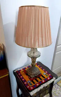 آباژور پایه برنجی بزرگ