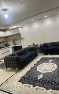 آپارتمان لوکس مشاعات و پارکینگ و نمای ساختمان سنگ