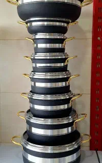 سرویس قابلمه چدن و گرانیتی و استیل و  خردکن