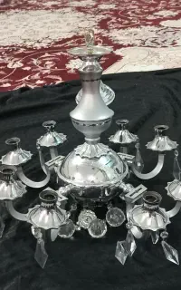 لوستر برنجی ۸ شعله