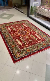 فرش دستبافت سلطان آباد6متری پشم دستریس درجه یک
