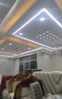 دکوراسیون کابینت ام دی اف کمد کاغذ کناف رنگ