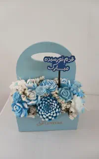 باکس گل شمعی هدیه
