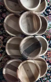 پیاله چوبی ۱۲ عدد سایز ۱۰