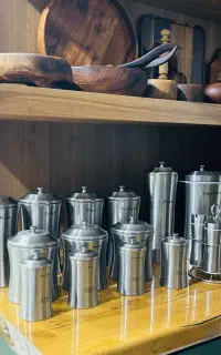 سرویس آشپزخانه استیل ضخیم پاسماوری جاادویه نو ظرف