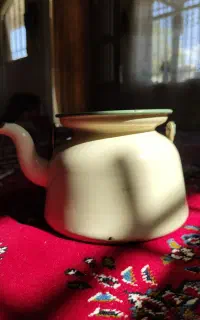 دو عدد کتری لعابی کرم