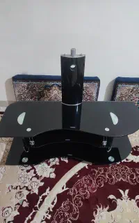میز تلویزیون شیشه امریکایی نشکن