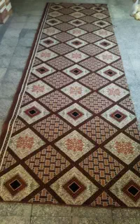 گلیم ۴متر پهن و باریک دوعد در حد نو