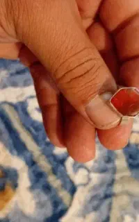 یک انگشتره نقره عتیقه نگین مهره عقیق تراش خورده