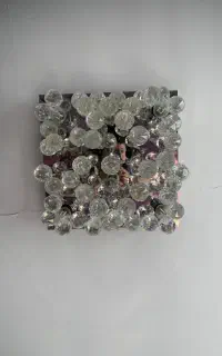 لوستر کریستال سالم به همراه لامپ ۳۵در۳۵