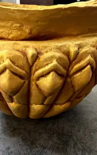کاسه مسی ابکاری طلا