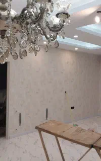 نقاشی ساختمان و نصب کاغذ دیواری