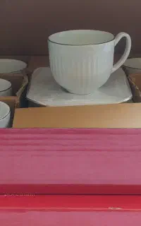فنجان چای خوری لب طلا