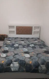 تخت خواب میز ارایش و کمد دو دره کشابی