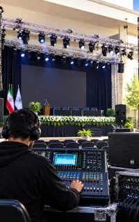 اجاره کرایه باند سیستم صوتی،با نصب،میکسر،صدابرداری