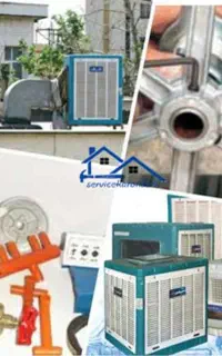 سرویس ونصب وراه اندازی کولر آبی
