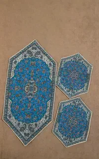 رو میزی ترمه سه تکه