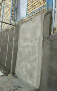 بنایی سیمان کاری دیوار چینی