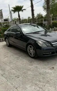 بنز کوپه E350 پلاک موقت