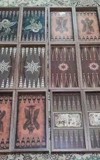 تخته نرد ، پاسور ، انواع منچ چوبی