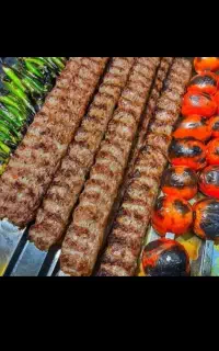 کره گاوی خمیر کوبیده سبزی خورشتی میگو