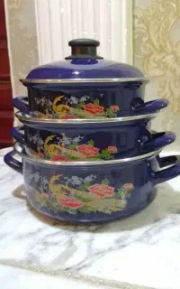 ست قابلمه لعابی ترکیه ای نو