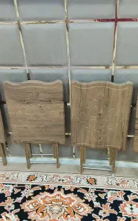 چهار عدد میز تاشو نو و تازه