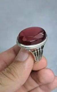 انگشتر عقیق سرخ