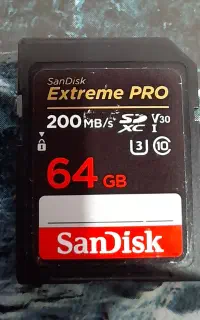 رم دوربین ۶۴ گیگ SanDisk Extreme Pro