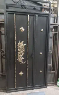 درب حیط  نفر رو  ورق دومیل سنگین وزن