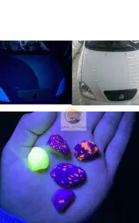 چراغ قوه دستگاه یوویUV سنگشناسی کارشناسی رنگ خودرو