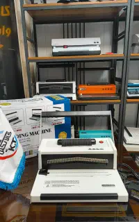 دستگاه صحافی مارپیچ کاغذ کتاب سیمی کن S20A اکبند