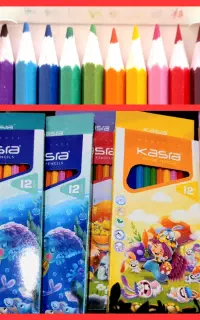 فروش انواع مداد رنگی و نوشت افزار