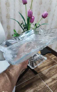 میوه خوری و شیرینی خوری شیشه ای