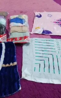حراج حراج حوله ودستمال تنظیف بسته ۵عددی