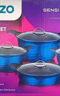 سرویس قابلمه ۸ پارچه سرانزو SERANZO سریSENSIZ HOME