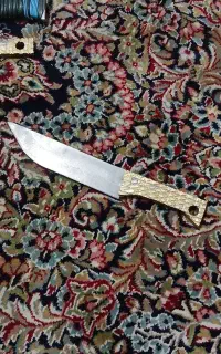 2چاقو دست ساز با فولاد D2