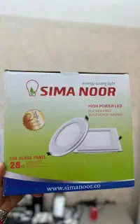 پنل بک لایت توکار گرد ۲۸ وات سیمانور