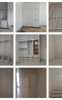 mdf هایگلاس لترون میزتحریر تی وی